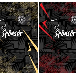 Pattern Geometric Black